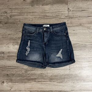 Dark Blue Jean Shorts size 6